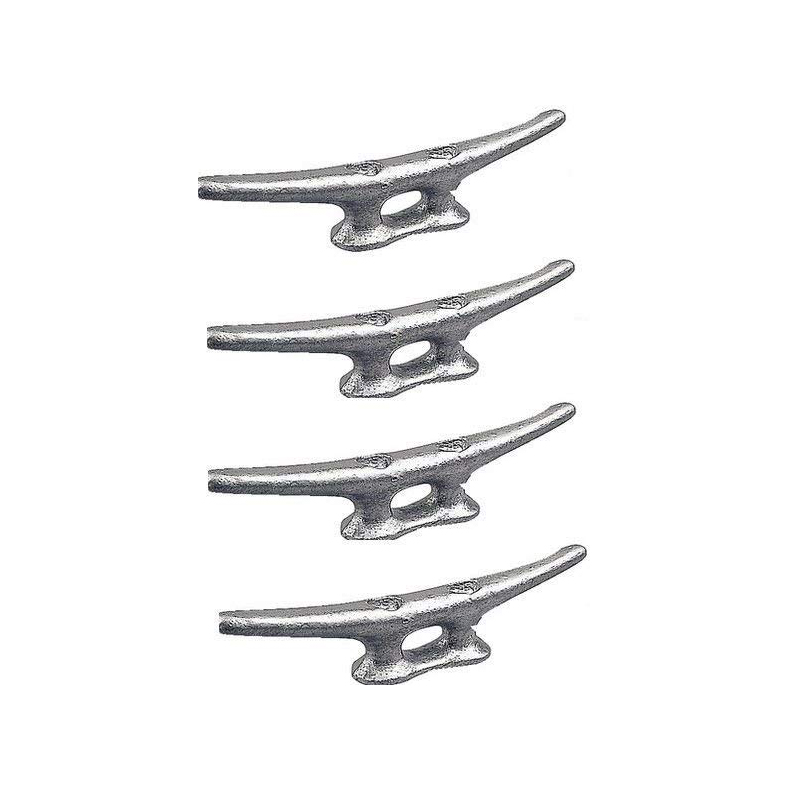 Marine Dock Cleat 10 Galvanized Open Base Boat 2 Pack 