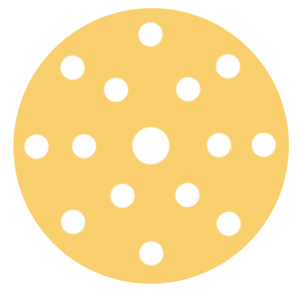 RUPES MULTIPURPOSE Paper Abrasive Discs 150MM (6") - 15 Holes - P400 Grit *Box of 100pcs RUPES MULTIPURPOSE Paper Abrasive Discs 150MM (6") - 15 Holes - P400 Grit *Box of 100pcs