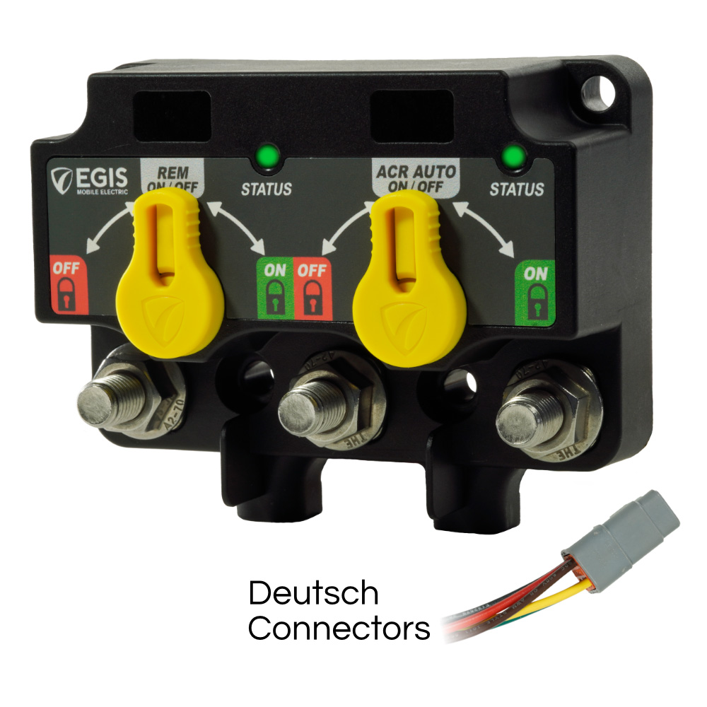 Egis XD Flex 1 Dual Relay/ACR w/Knob - 6-Pin DTM Connector Egis XD Flex 1 Dual Relay/ACR w/Knob - 6-Pin DTM Connector