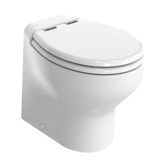 Thetford Silence Plus 2G w/Wood Polyester Soft Close Seat & Standard Solenoid - High, White - 12V