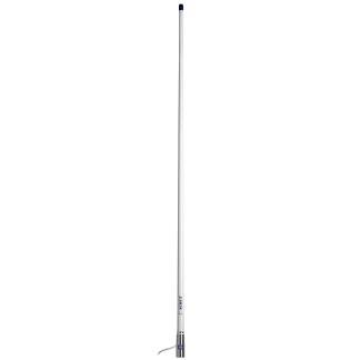 Scout Titan Series 4' White VHF Antenna 3dB Stainless Steel Ferule w/5M RG-58 Includes PL-259