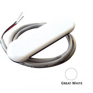 Shadow-Caster Courtesy Light w/2' Lead Wire - White ABS Cover - Great White - 4-Pack