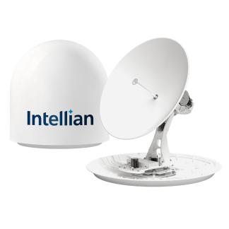 Intellian t100N 1M Maritime Global Satellite TV Antenna System In v100NX Matching Radome