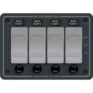 Blue Sea 8666 Contura 4 Bilge Pump Control Panel