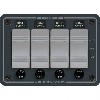 Blue Sea 8666 Contura 4 Bilge Pump Control Panel