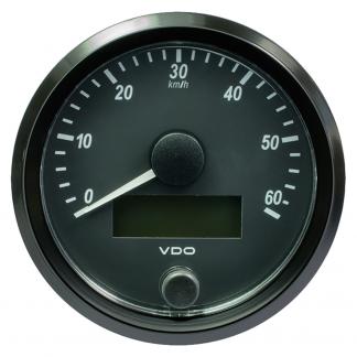 VDP SingleViu 80mm (3-1/8") Speedometer - 60 KM/H