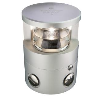 Lopolight 225° Double Masthead Light - 6NM - Silver Housing