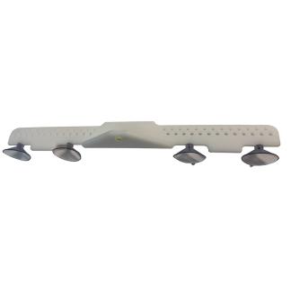 Deep Blue Marine 18" Acrylic Lure Rack - Suction Cup Mount - White