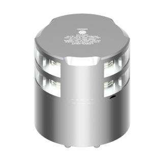 Lopolight 360° Double-Stacked 3nm Masthead Light - Silver Anodized