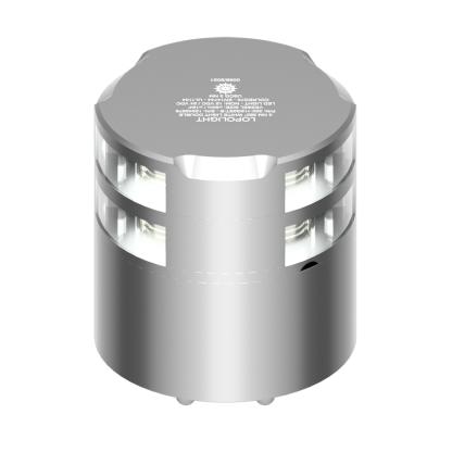 Lopolight 360° Double-Stacked 3nm Masthead Light - Silver Anodized