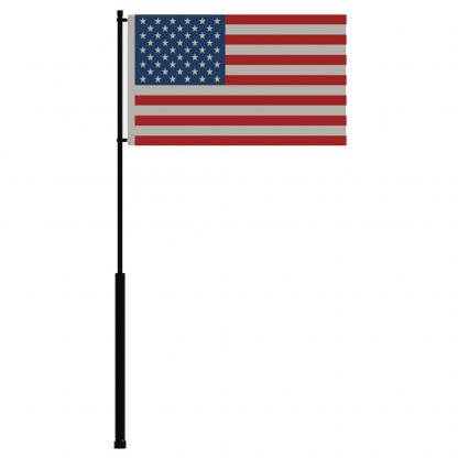 Mate Series Flag Pole - 72" w/USA Flag
