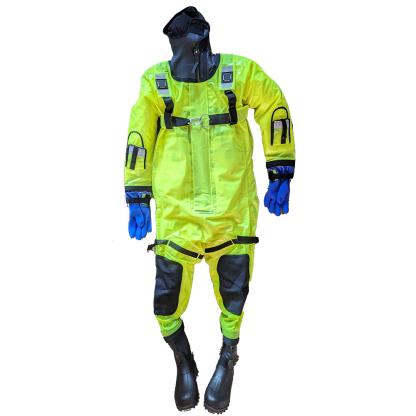 First Watch RS-1005 Ice Rescue Suit - Hi-Vis Yellow - S/M (Built to Fit 4’6”-5’8”)