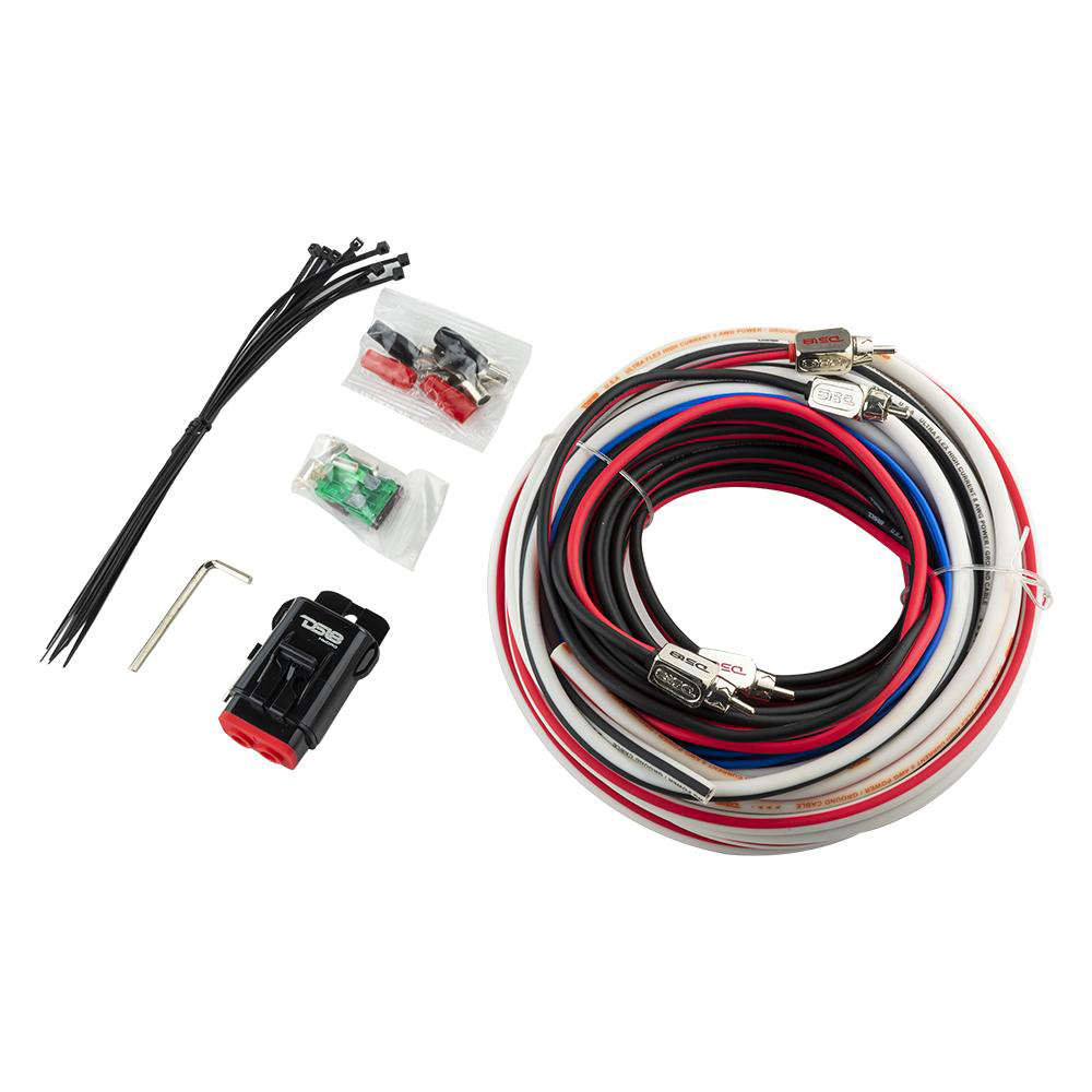 DS18 Hydro Power Amplifier Install Kit - 8GA DS18 Hydro Power Amplifier Install Kit - 8GA