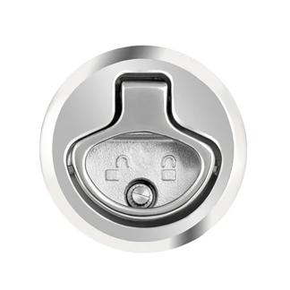 Whitecap 2" Beveled Locking Slam Latch w/Backing Plate