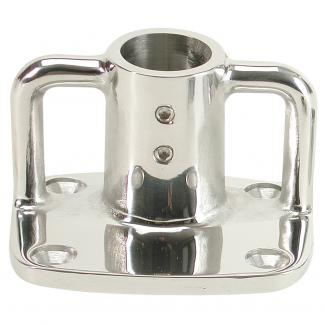 Whitecap 4° Rectangular Base - 316 Stainless Steel - 3-1/2" x 3"