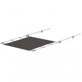 SureShade PTX Power Shade - 63" Wide - Stainless Steel - Grey