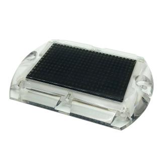 Hydro Glow 3.5" x 4.5" Rectangular LED Ultra Thin Solar Pathway Dock Light 3000K - Warm White