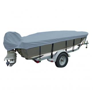Carver Sun-DURA® Wide Series Styled-to-Fit Boat Cover f/18.5' V-Hull Fishing Boats - Grey