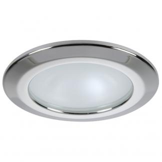 Quick Kor XP Downlight LED - 6W, IP66, Screw Mounted - Round Stainless Bezel, Round Daylight Light