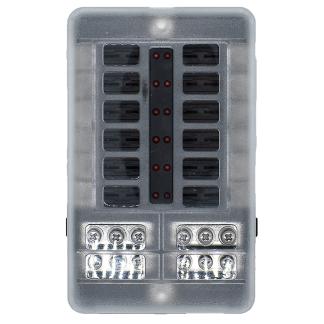 Bluewater 12 Position Fuse Block w/LEDs