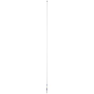 Scout 8' QuickFit White VHF Antenna w/5M Cable + FME Quick 6 Foam Filled 6db Solid Brass & Copper Element