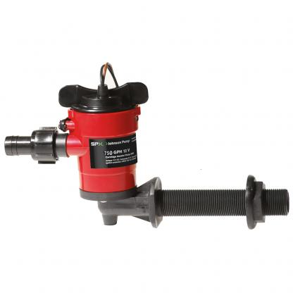 Johnson Pump Cartridge Aerator 750 GPH 90° Intake - 12V
