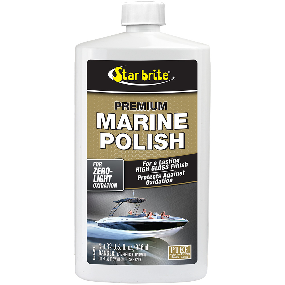 Star brite Premium Marine Polish - UV Protection & High Gloss Finish - 32 oz Star brite Premium Marine Polish - UV Protection & High Gloss Finish - 32 oz