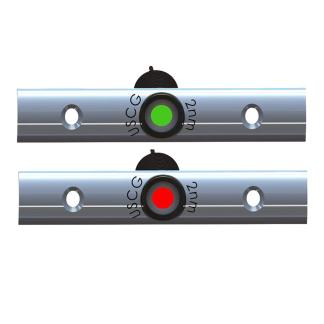 TACO Rub Rail Mounted LED Navigation Light Set - 4" w/Deutsch Plug Port & Starboard
