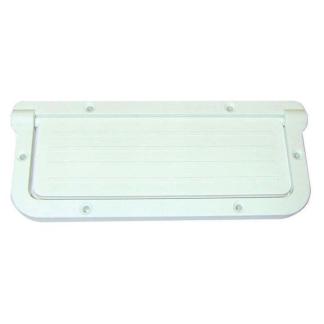 T-H Marine Large Rectangular Scupper - White