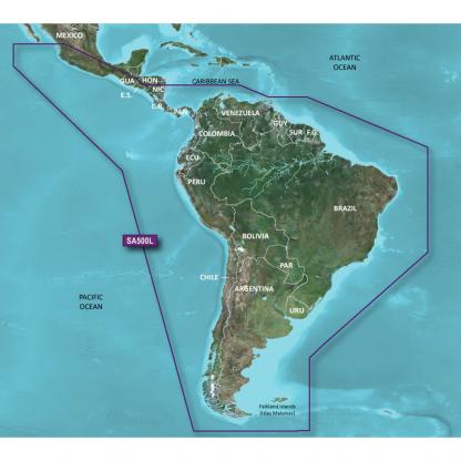 Garmin BlueChart® g3 HD - HXSA600X - South America - microSD™/SD™