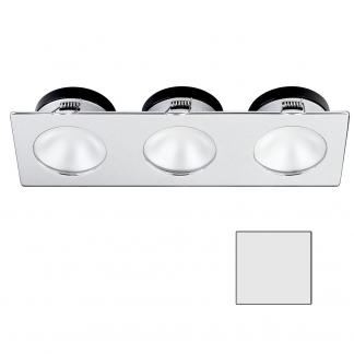 i2Systems Apeiron A1110Z - 4.5W Spring Mount Light - Triple Round - Cool White - Brushed Nickel Finish