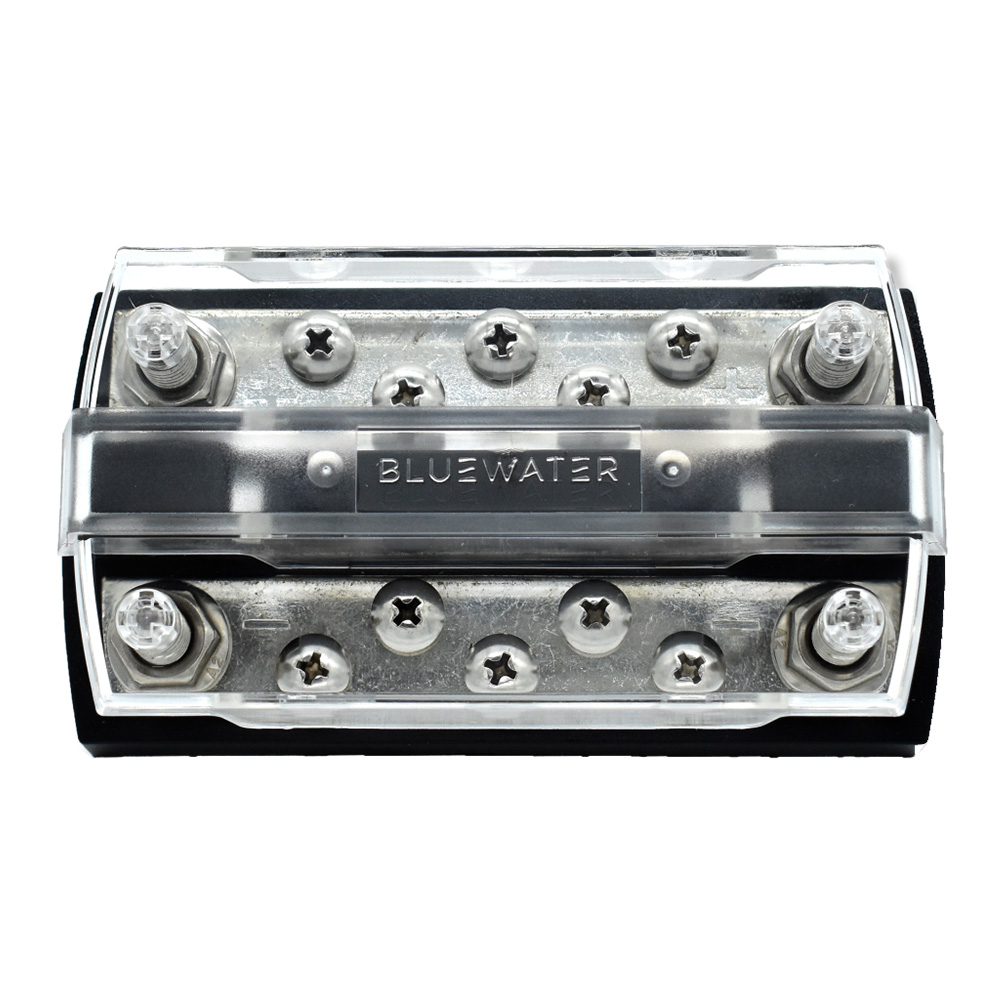Bluewater Dual Bus 10 Position Busbar 150 Amp Bluewater Dual Bus 10 Position Busbar 150 Amp