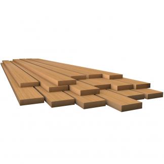 Whitecap Teak Lumber - 1/2" x 1-3/4" x 30"