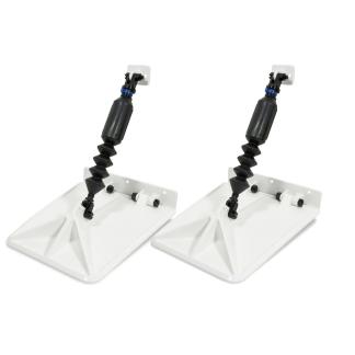 Smart Tabs SX Trim Tabs by Lectrotab 9.5” x 10” f/12'-16’ Boat w/40 - 80HP - White
