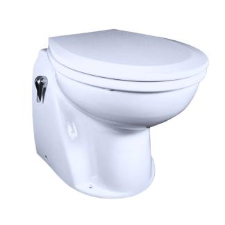 Raritan Atlantes Freedom® w/Vortex-Vac - Household Style - White - Remote Intake Pump - Smart Toilet Control - 12v