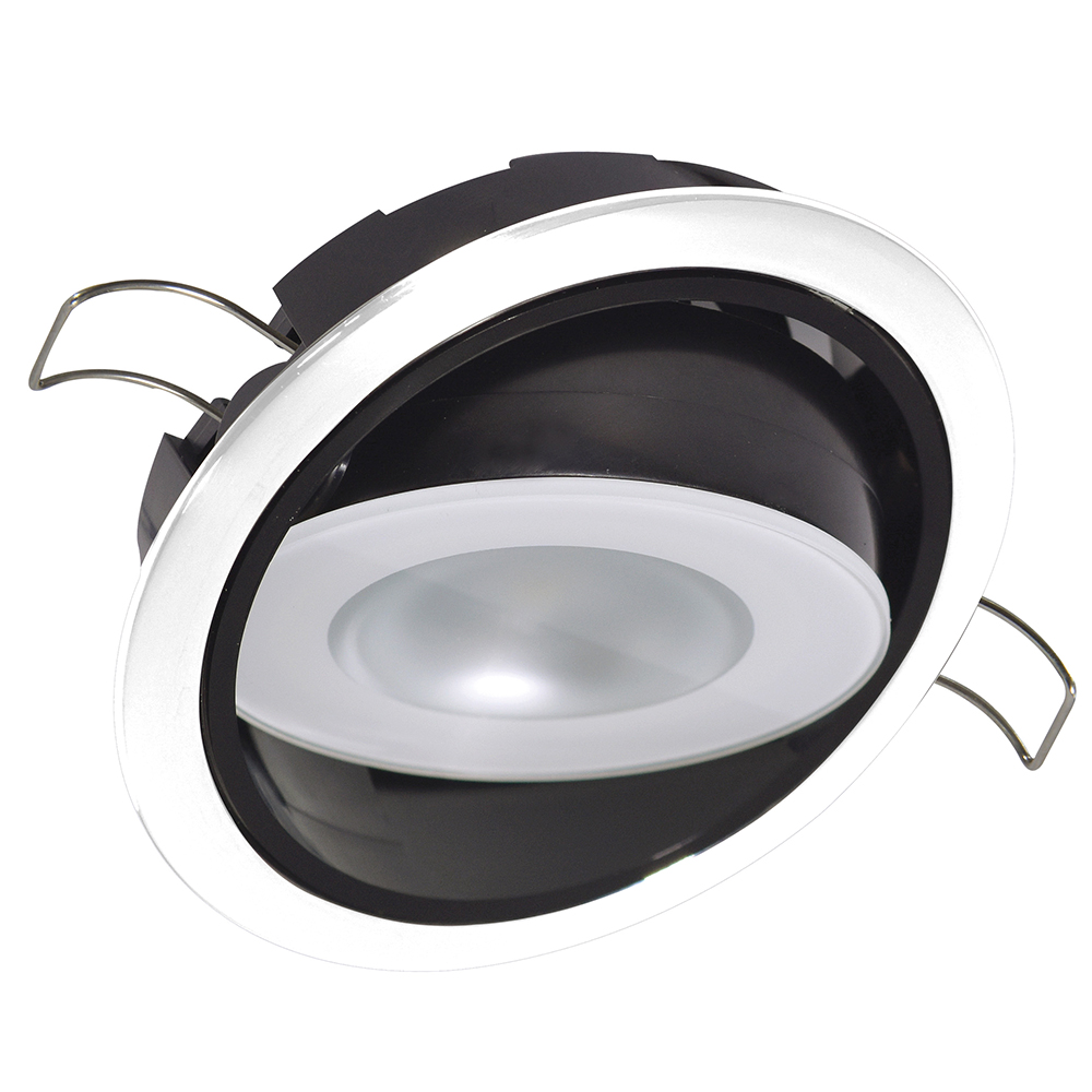 Lumitec Mirage Positionable Down Light - White Dimming, Red/Blue Non-Dimming - White Bezel Lumitec Mirage Positionable Down Light - White Dimming, Red/Blue Non-Dimming - White Bezel