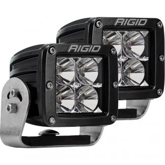 RIGID Industries D-Series PRO - Flood LED - Pair - Black