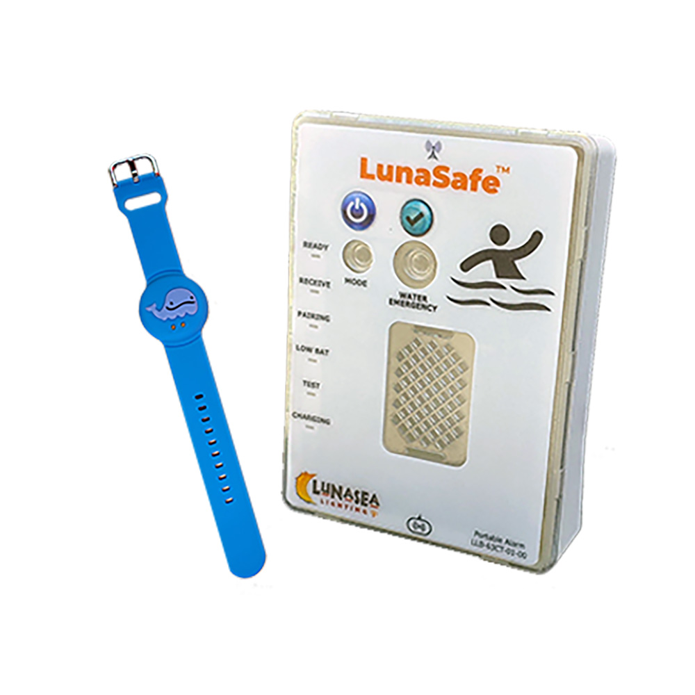 Lunasea Water Activated RF Transmitter w/Rechargeable Alarm Receiver - Blue Lunasea Water Activated RF Transmitter w/Rechargeable Alarm Receiver - Blue