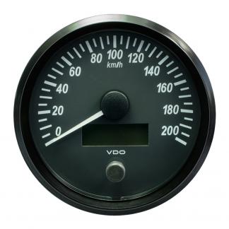 VDO SingleViu 100mm (4") Speedometer - 200 KM/H