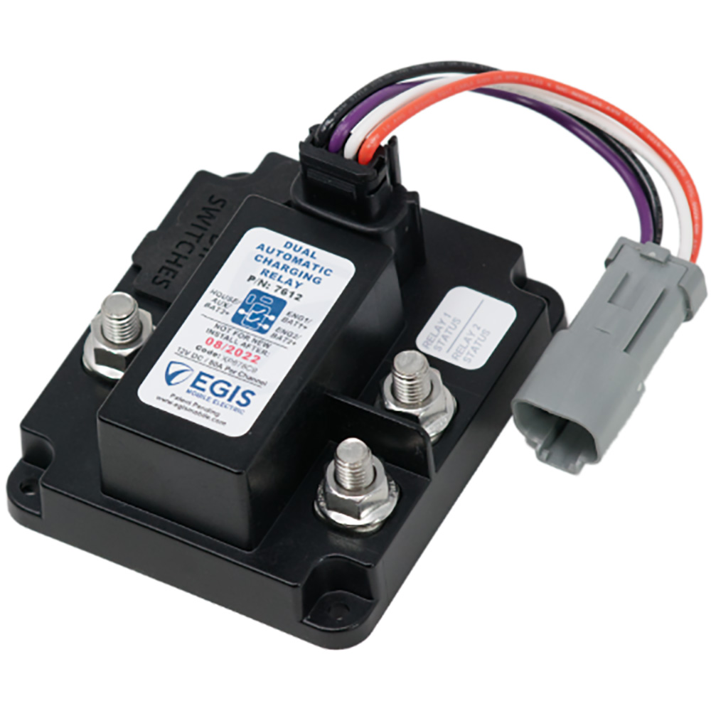Egis Triple Battery Advanced Automatic Charging Relay (ACR) - 24V Egis Triple Battery Advanced Automatic Charging Relay (ACR) - 24V