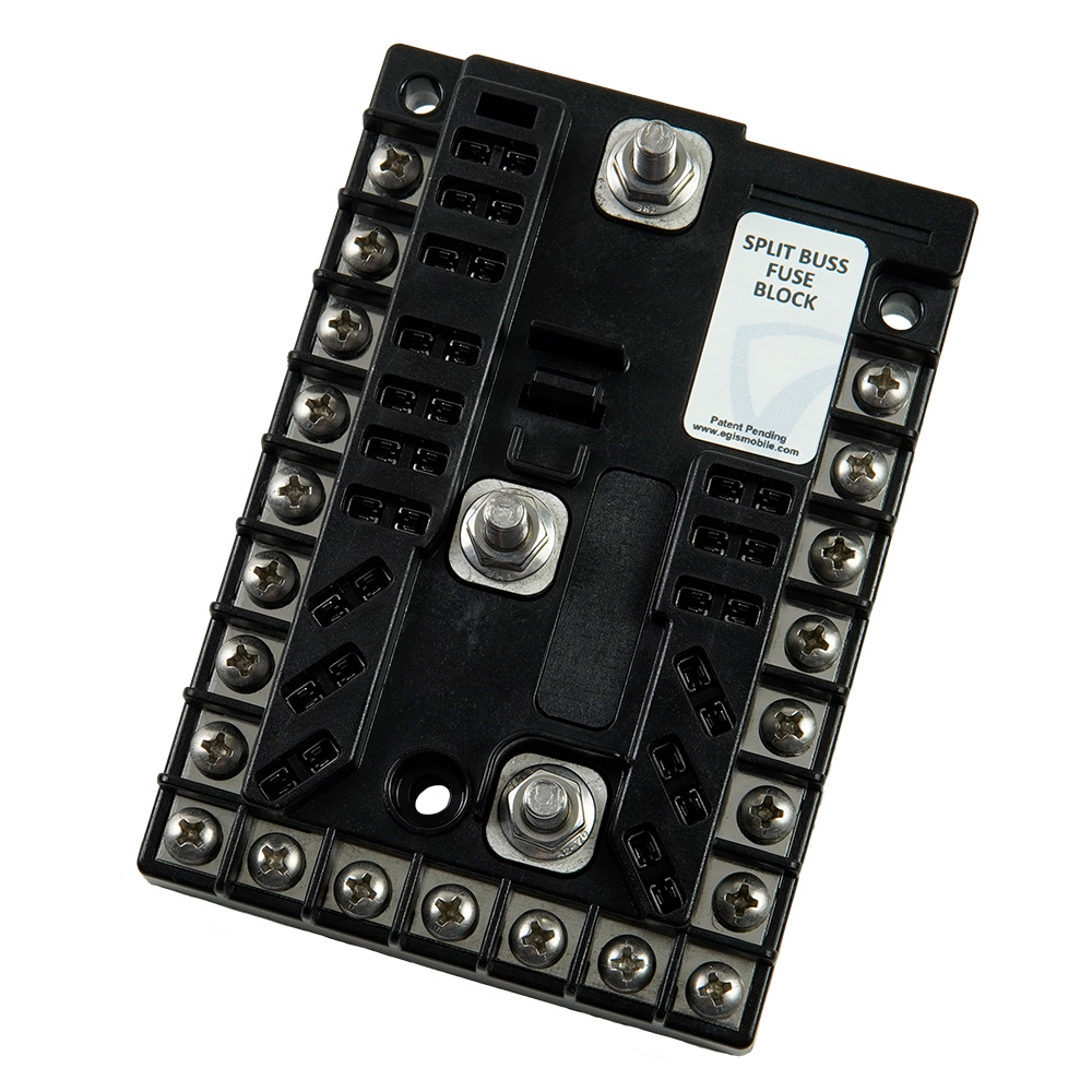 Egis Split Buss Fuse Block 13 Circuit + Ground 200A Egis Split Buss Fuse Block 13 Circuit + Ground 200A
