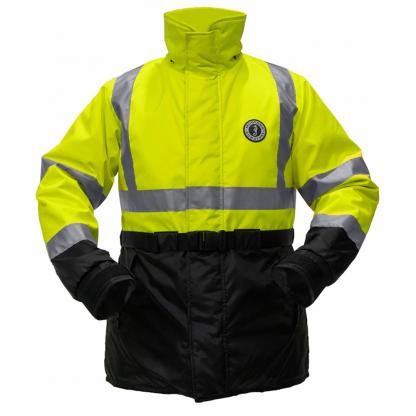 Mustang Classic Flotation Coat - Fluorescent Yellow/Green/Black - Medium