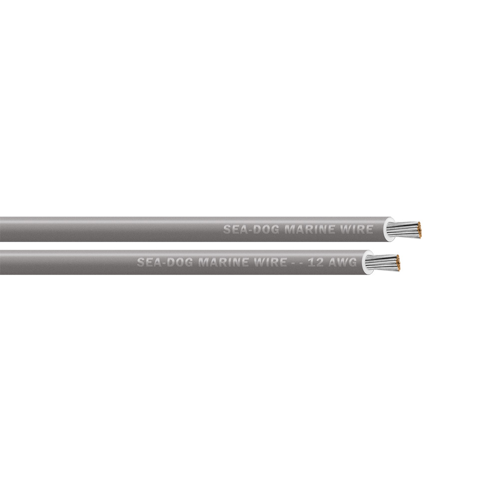 Sea-Dog 12 AWG Grey Primary Wire - 100' Sea-Dog 12 AWG Grey Primary Wire - 100'