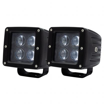 HEISE 3" 4 LED Cube Light - 2-Pack