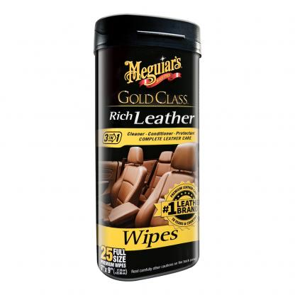 Meguiar's Gold Class™ Rich Leather Cleaner & Conditioner Wipes