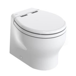 Thetford Silence 2G w/Wood Polyester Soft Close Seat & Standard Solenoid - Short, White, 24V