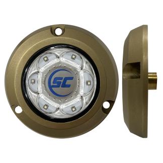 Shadow-Caster SC2 Series Bronze Surface Mount Underwater Light - Bimini Blue