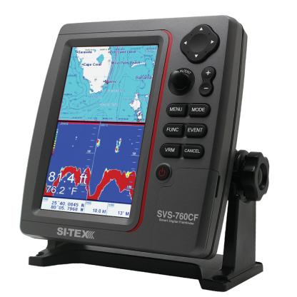 SI-TEX GPS Dual Frequency 600W Sonar System - 7” Color LCD w/Internal & External GPS Antenna & C-MAP 4D Card