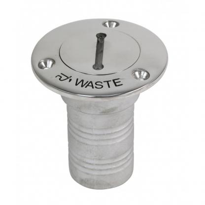 Whitecap Tapered Hose Deck Fill - 1-1/2" - Waste