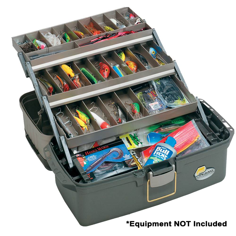 Plano Guide Series™ Tray Tackle Box - Graphite/Sandstone - Atlantic Marine  Depot